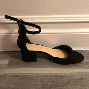 Chelsea girl black faux suede shoes